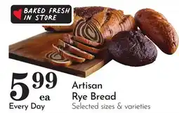 Pavilions Artisan Rye Bread offer