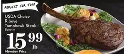 Pavilions USDA Choice Ribeye Tomahawk Steak offer