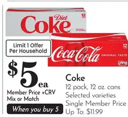 Pavilions Coke offer