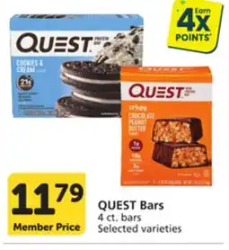 Pavilions QUEST Bars offer