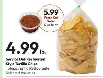 Stater Bros Restaurant Style Tortilla Chips offer