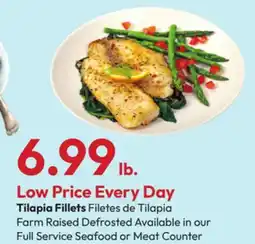 Stater Bros Tilapia Fillets offer