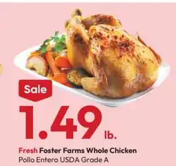 Stater Bros Fresh Foster Farms Whole Chicken offer