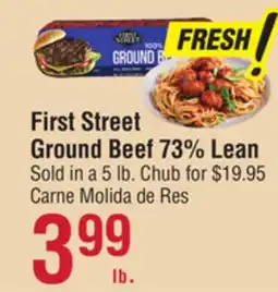 Smart & Final First Street Ground Beef 73% Lean offer