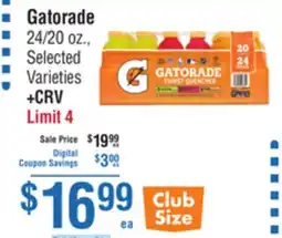 Smart & Final Gatorade offer
