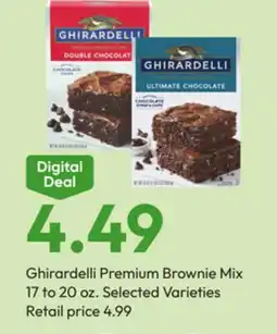 Stater Bros Ghirardelli Premium Brownie Mix offer