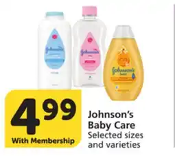 Albertsons Johnson's Baby Care offer