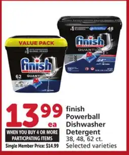 Albertsons finish Powerball Dishwasher Detergent offer