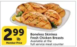 Albertsons Boneless Skinless Fresh Chicken Breasts offer