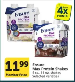 Albertsons Ensure Max Protein Shakes offer