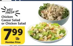 Vons Chicken Caesar Salad or Chicken Salad offer