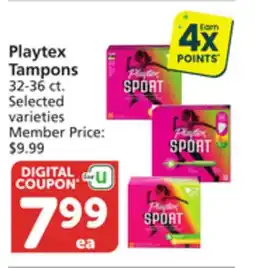 Vons Playtex Tampons offer