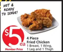 Vons 4 Piece Fried Chicken offer
