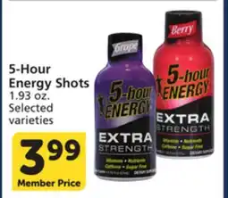 Vons 5-Hour Energy Shots offer