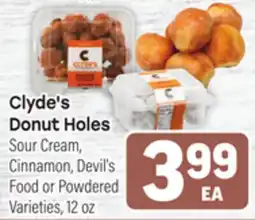 Tony’s Fresh Market Clyde's Donut Holes offer