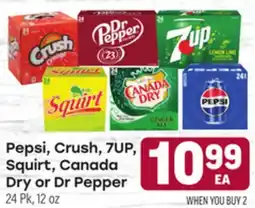 Tony’s Fresh Market Pepsi, Crush, 7UP, Squirt, Canada or Dr Pepper offer