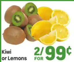 Tony’s Fresh Market Kiwi or Lemons offer