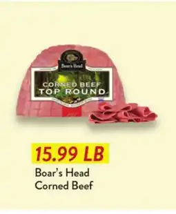 Fresh Thyme Boar's Head Corned Beef offer