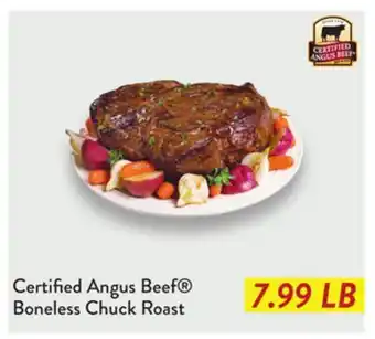 Fresh Thyme Certified Angus Beef Boneless Chuck Roast offer