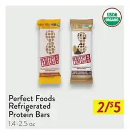 Fresh Thyme Perfect Foods Refrigerated Protein Bars offer