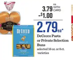 Mariano's DeCecco Pasta or Private Selection Buns offer