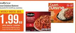 Mariano's Stouffers or Lean Cuisine Entree offer