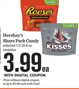 Mariano's Hershey's Share Pack Candy offer