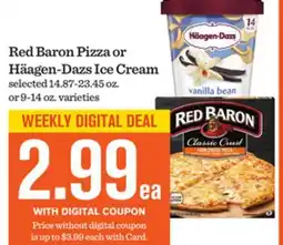 Mariano's Red Baron Pizza or Häagen-Dazs Ice Cream offer