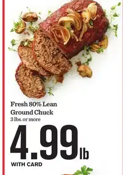 Mariano's Fresh 80% Lean Ground Chuck offer