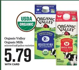 Mariano's Organic Valley Organic Milk offer