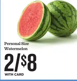 Mariano's Personal Size Watermelon offer