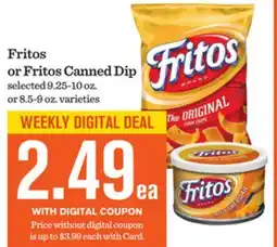 Mariano's Fritos or Fritos Canned Dip offer