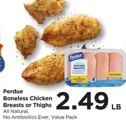 Food 4 Less Perdue Boneless Chicken Breasts or Thighs offer