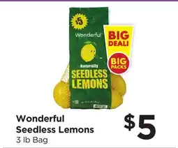 Food 4 Less Wonderful Seedless Lemons offer
