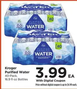Food 4 Less Kroger Purified Water offer