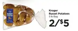 Food 4 Less Kroger Russet Potatoes offer