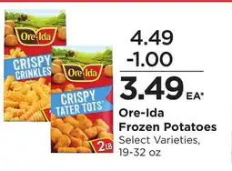 Food 4 Less Ore-Ida Frozen Potatoes offer