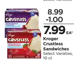 Food 4 Less Kroger Crustless Sandwiches offer