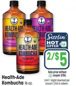 Jewel-Osco Health-Ade Kombucha offer