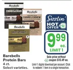 Jewel-Osco Barebells Protein Bars offer