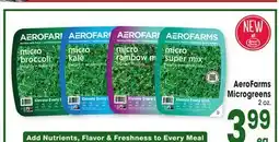 Jewel-Osco AeroFarms Microgreens offer