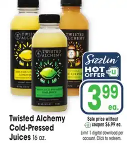 Jewel-Osco Twisted Alchemy Cold-Pressed Juices offer