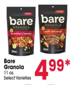 Jewel-Osco Bare Granola offer
