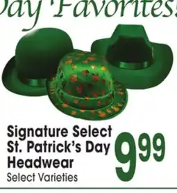 Jewel-Osco Signature Select St. Patrick's Day Headwear offer
