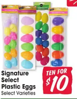 Jewel-Osco Signature Select Plastic Eggs offer