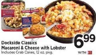 Tops Dockside Classics Macaroni & Cheese With Lobster offer