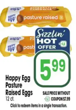 Jewel-Osco Happy Egg Pasture Raised Eggs offer
