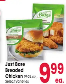 Jewel-Osco Just Bare Breaded Chicken offer