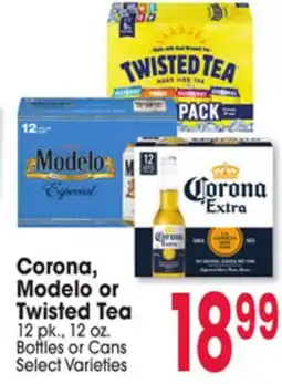 Jewel-Osco Corona, Modelo or Twisted Tea offer