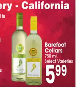 Jewel-Osco Barefoot Cellars offer
